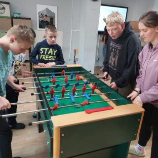 Turniej grup wychowawczych w piłkarzykach stołowych