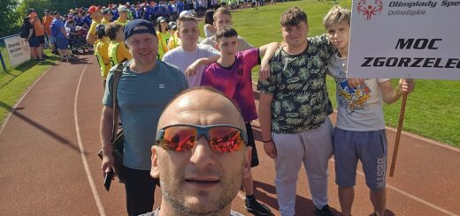 zawodnicy Klubu Olimpiad Specjalnych „Moc" Zgorzelec
